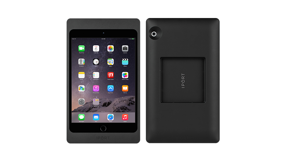 IPORT LUXE Case, the premium charging and mounting case for iPad by IPORT in black.