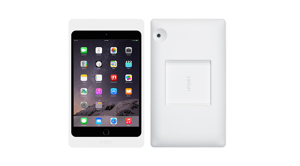 IPORT LUXE Case, the premium charging and mounting case for iPad by IPORT in white.